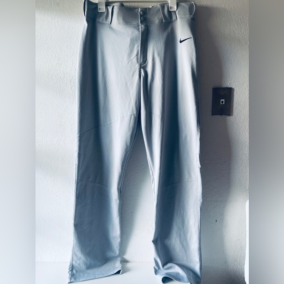 Nike baseball pants Mens XL Sweatpants Gray Pockets Pull On Zip Casual Jogge…​ - Picture 2 of 5